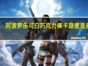 阿波罗 乐可白巧克力棒卡路里是多少