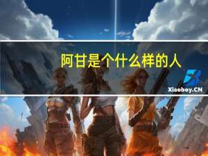 阿甘是个什么样的人