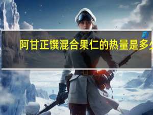阿甘正馔 混合果仁的热量是多少