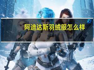 阿迪达斯羽绒服怎么样
