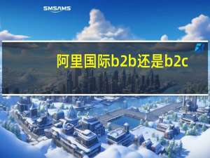 阿里国际b2b还是b2c