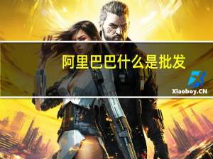 阿里巴巴什么是批发