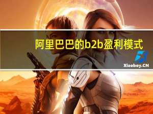 阿里巴巴的b2b盈利模式