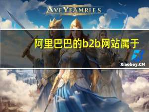 阿里巴巴的b2b网站属于