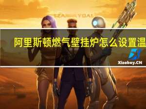 阿里斯顿燃气壁挂炉怎么设置温度