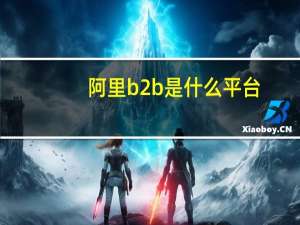 阿里b2b是什么平台