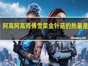 阿高 阿高师傅雪菜金针菇的热量是多少