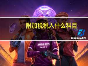 附加税税入什么科目