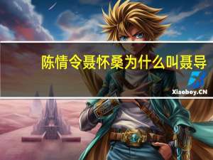 陈情令聂怀桑为什么叫聂导