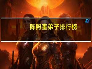 陈照奎弟子排行榜