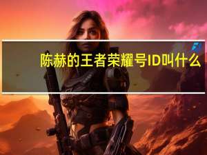 陈赫的王者荣耀号ID叫什么（陈赫lol游戏id叫什么）
