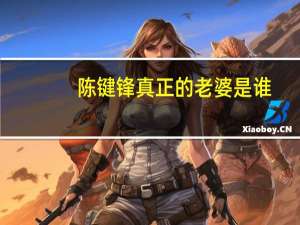 陈键锋真正的老婆是谁