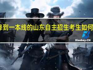 降到一本线的山东自主招生考生如何填志愿