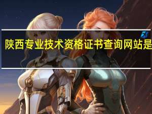 陕西专业技术资格证书查询网站是什么