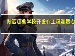 陕西哪些学校开设有工程测量专业