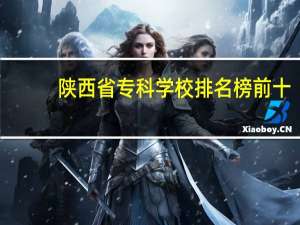 陕西省专科学校排名榜前十