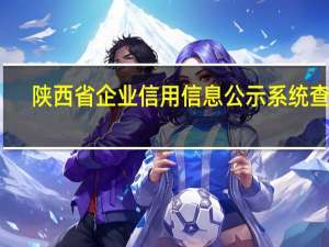 陕西省企业信用信息公示系统查询（陕西省企业信用信息公示系统）