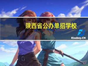 陕西省公办单招学校