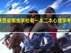 陕西省哪些学校有一本二本心理学考研专业