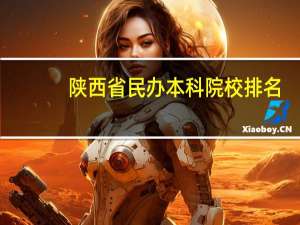 陕西省民办本科院校排名