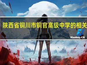 陕西省铜川市铜官高级中学的相关问题，请各位高手帮帮忙！