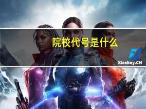 院校代号是什么，有何用途