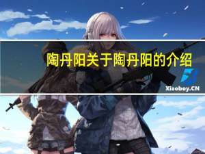 陶丹阳 关于陶丹阳的介绍