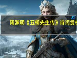 陶渊明《五柳先生传》诗词赏析
