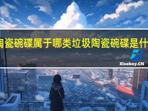 陶瓷碗碟属于哪类垃圾 陶瓷碗碟是什么垃圾