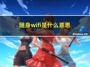 随身wifi是什么意思（随身wifi是什么）