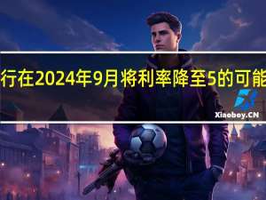 隔夜指数掉期显示英国央行在2024年9月将利率降至5%的可能性从利率决议前的27%上升至55%