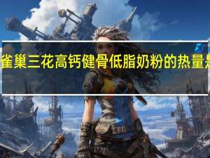雀巢 三花高钙健骨低脂奶粉的热量是多少