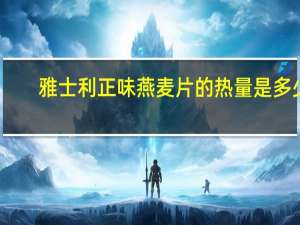 雅士利 正味燕麦片的热量是多少