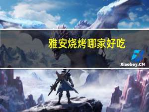 雅安烧烤哪家好吃