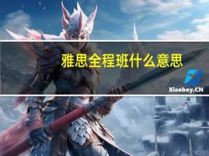 雅思全程班什么意思