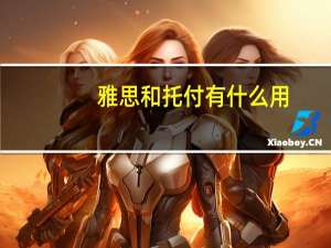 雅思和托付有什么用