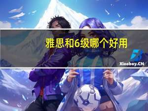 雅思和6级哪个好用
