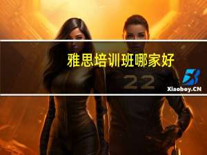 雅思培训班哪家好