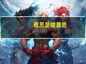 雅思是啥意思