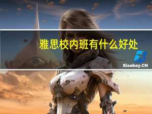 雅思校内班有什么好处
