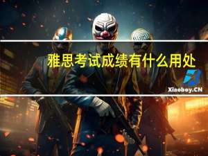雅思考试成绩有什么用处