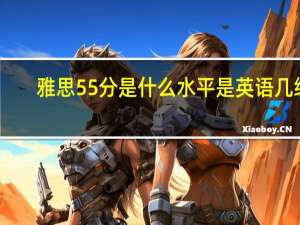 雅思55分是什么水平是英语几级