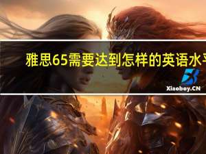 雅思65需要达到怎样的英语水平