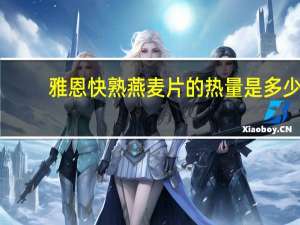 雅恩 快熟燕麦片的热量是多少
