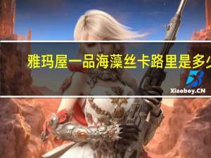 雅玛屋 一品海藻丝卡路里是多少