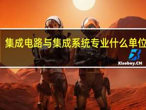 集成电路与集成系统专业什么单位对口