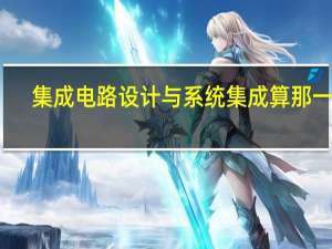 集成电路设计与系统集成算那一类