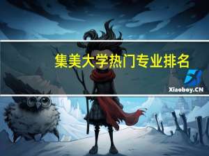 集美大学热门专业排名