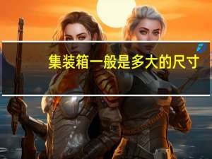 集装箱一般是多大的尺寸