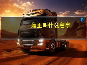 雍正叫什么名字